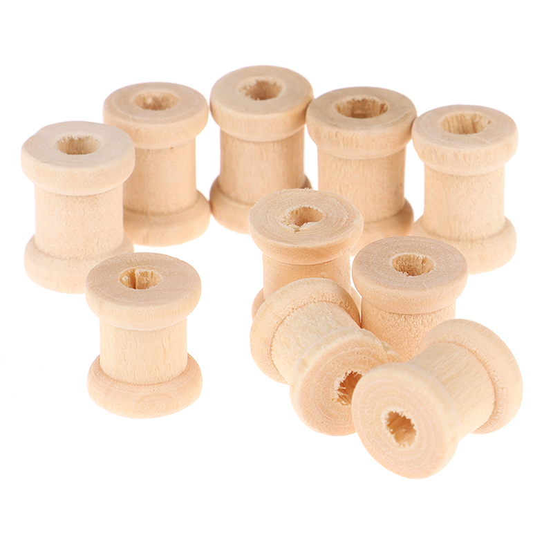 Thread Bobbins Empty - /KQM/100 SZT. Drewniane Puste Szpule na