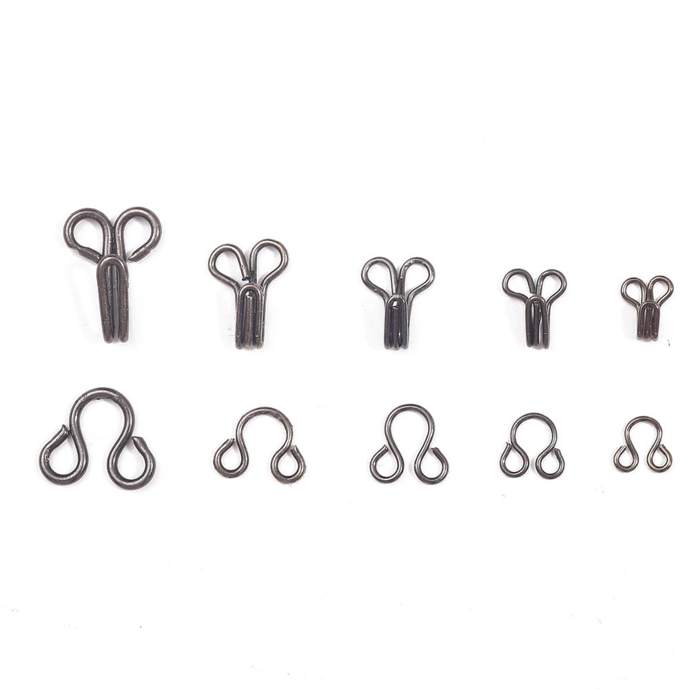 Hook Eye Fastener - 48 szt. Metalowa klamra zapinana na