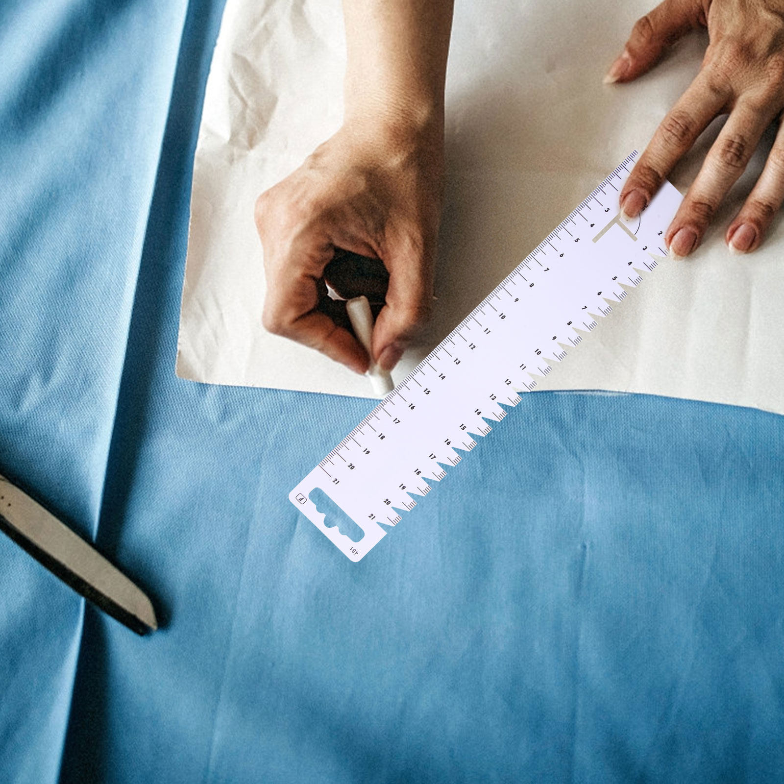 Sewing Gauge Ruler - Profesjonalna linijka do szycia i patchworku