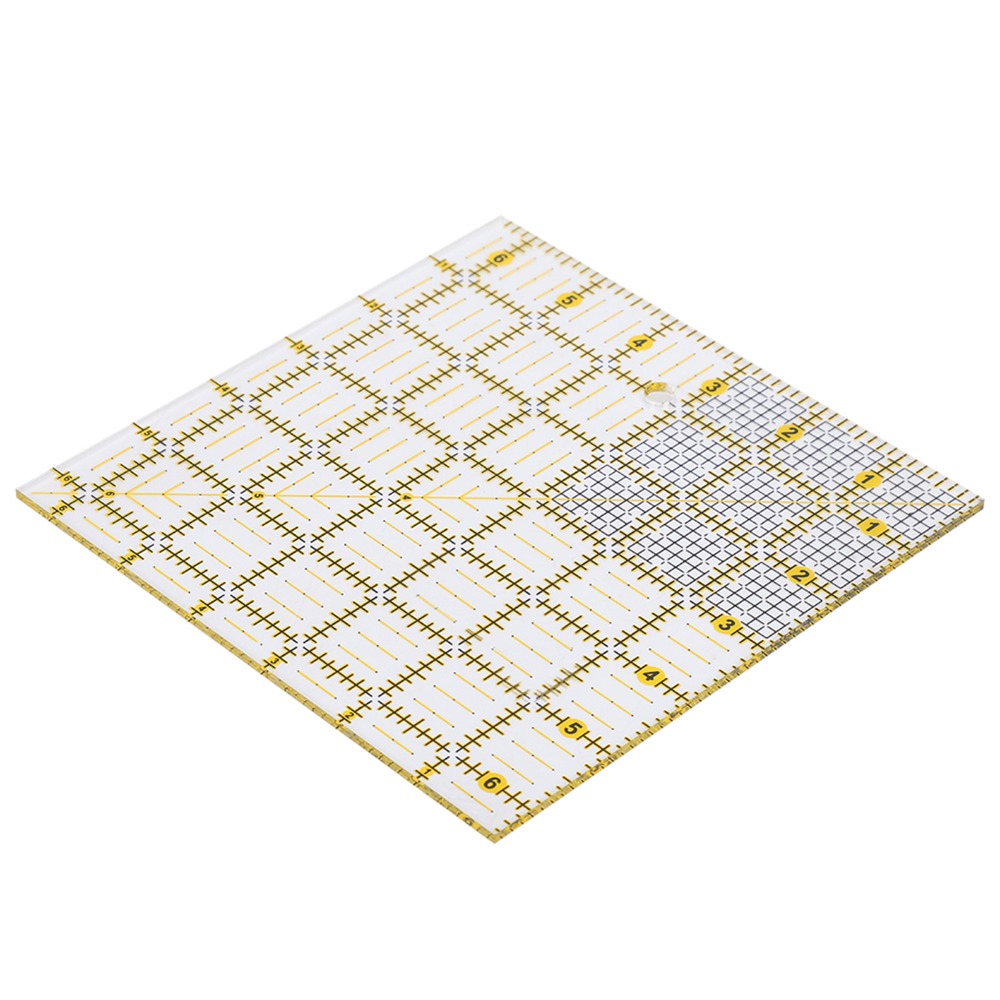Quilting Ruler Square - Wytrzymała kwadratowa linijka do patchworku 6,5x6,5