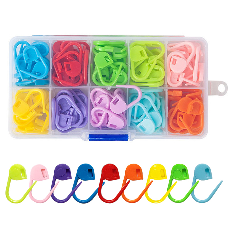 Sewing Necessities - 100 szt. Kolorowe Małe Klipsy Akcesoria