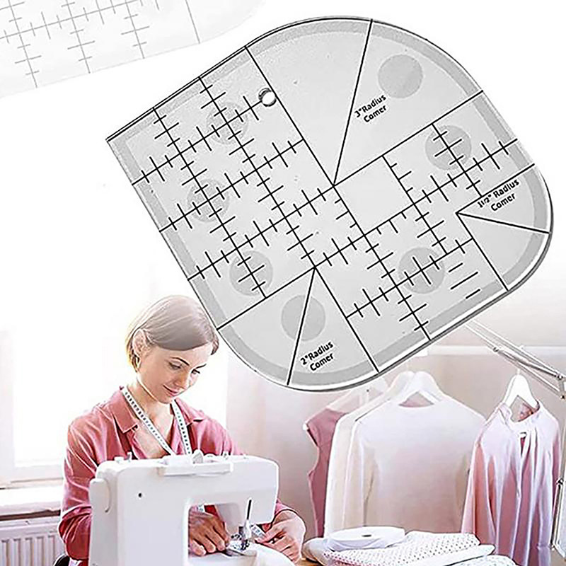 Quilting Ruler Square - Zakrzywiona linijka do narożników Linijka do
