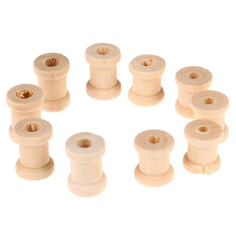 /KQM/100 SZT. Drewniane Puste  – Thread Bobbins Empty recenzja i cena