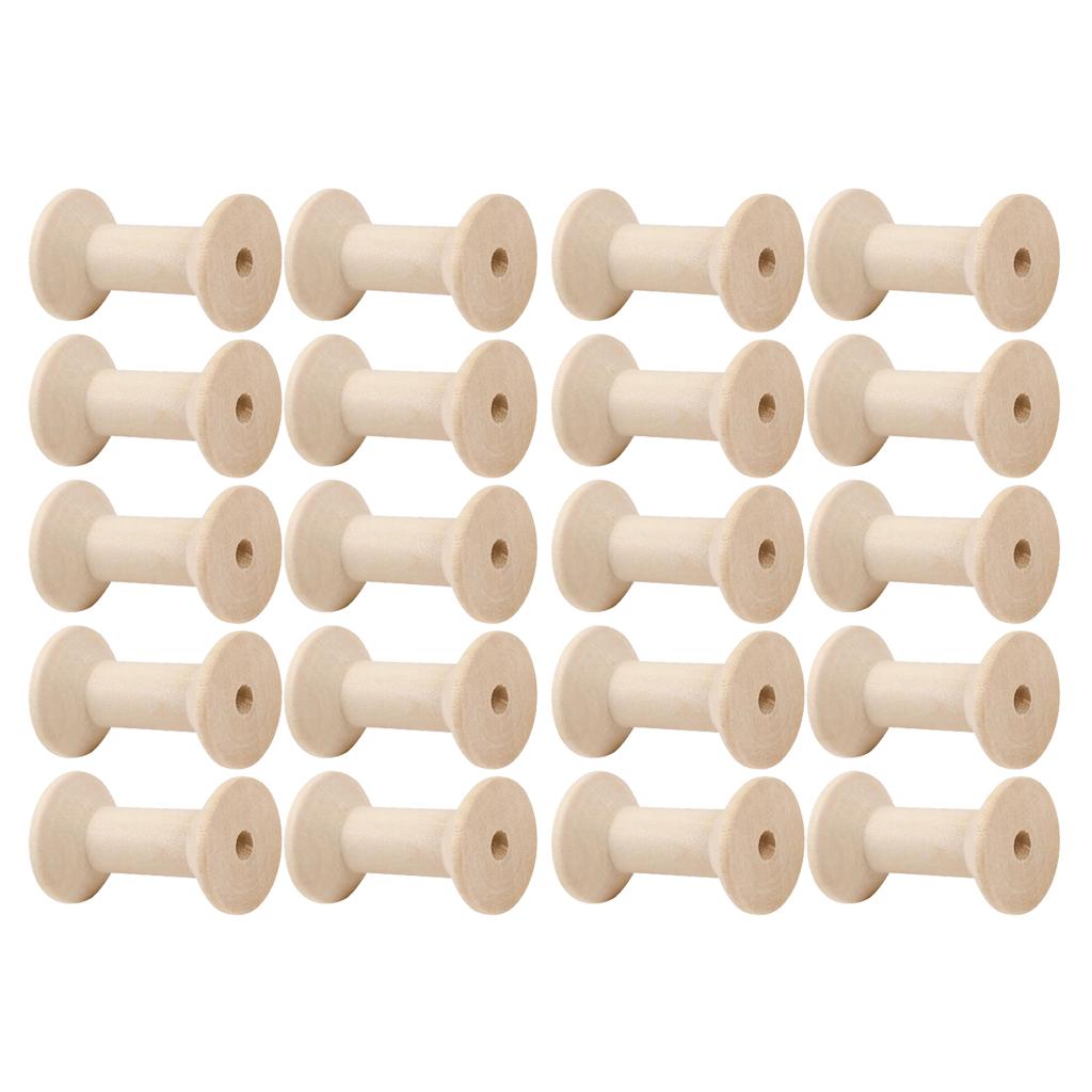 20 szt. Drewniane szpulki na n – Thread Bobbins Empty recenzja i cena