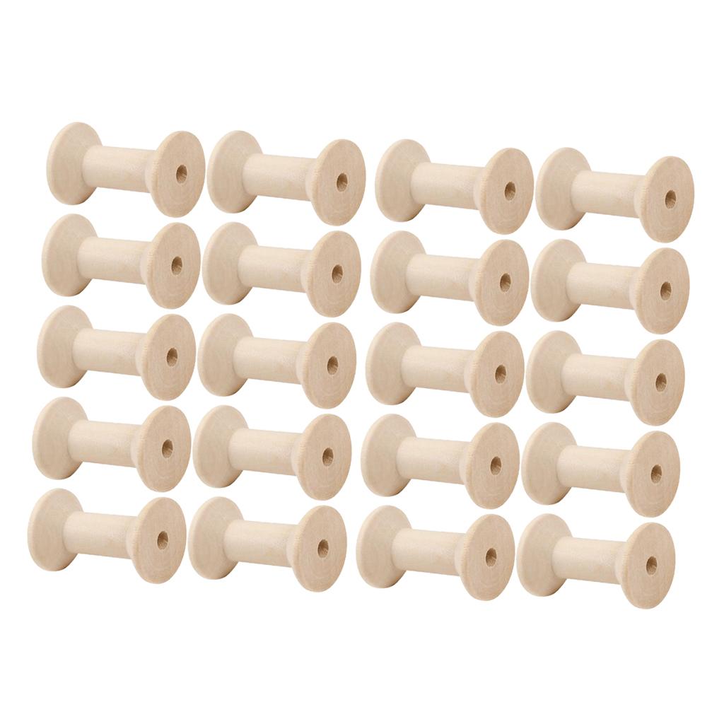 20 szt. Drewniane szpulki na n – Thread Bobbins Empty recenzja i cena