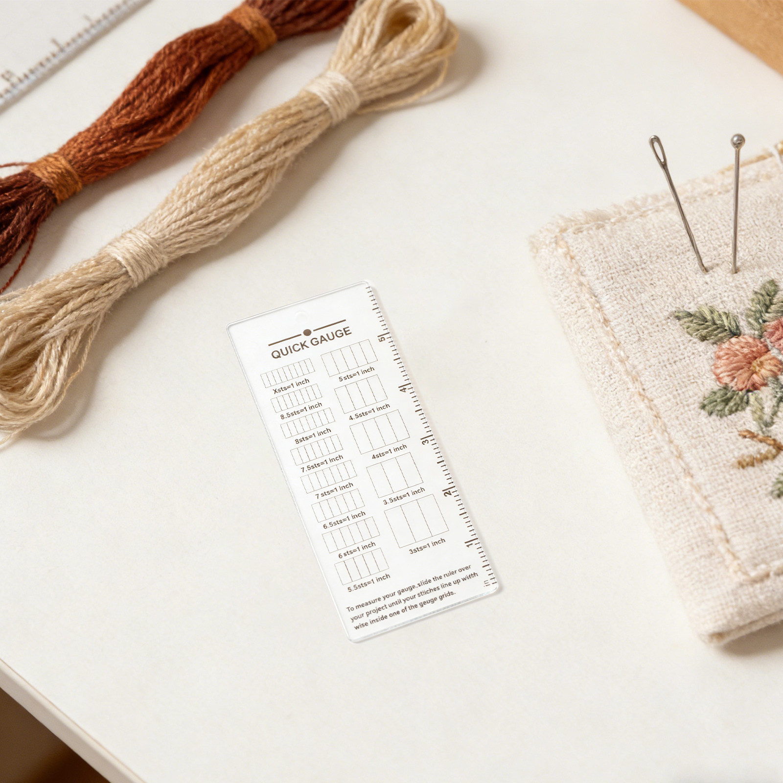 2 szt. linijki do pomiaru dług – Sewing Gauge Ruler recenzja i cena