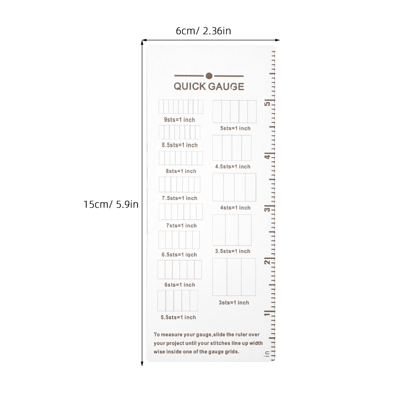 2 szt. linijki do pomiaru dług – Sewing Gauge Ruler recenzja i cena
