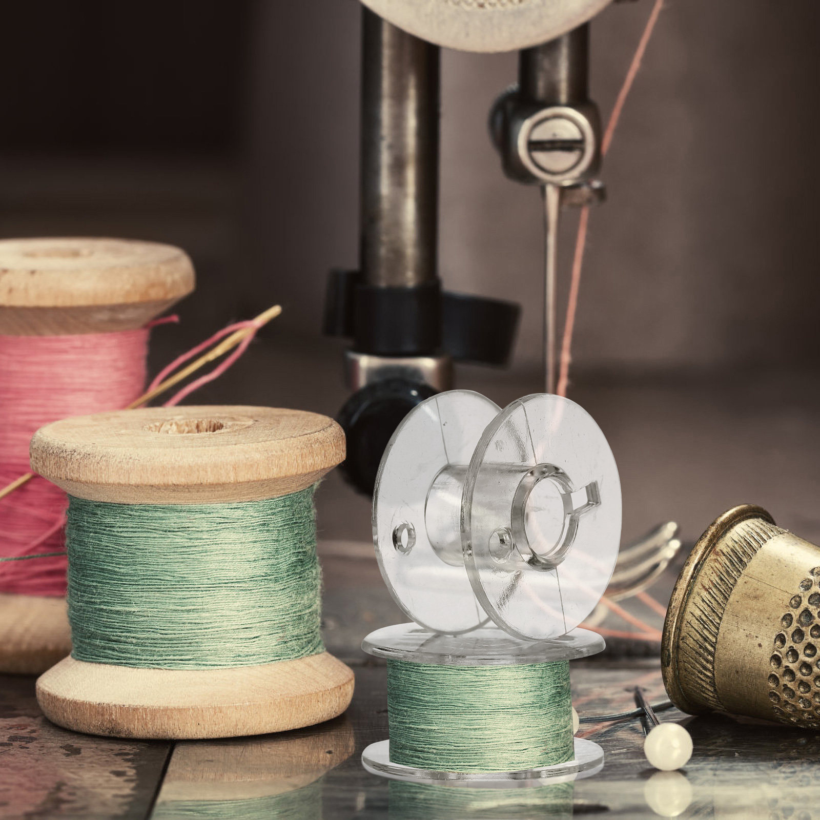 1 Zestaw Przezroczystych Plast – Thread Bobbins Empty recenzja i cena
