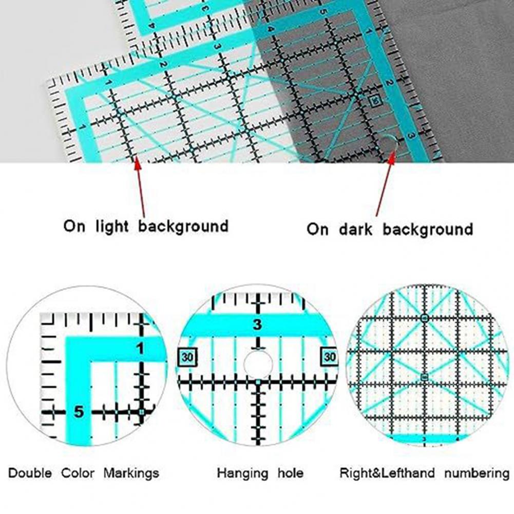 4 szt. Akrylowa linijka do pik – Quilting Ruler Square recenzja i cena