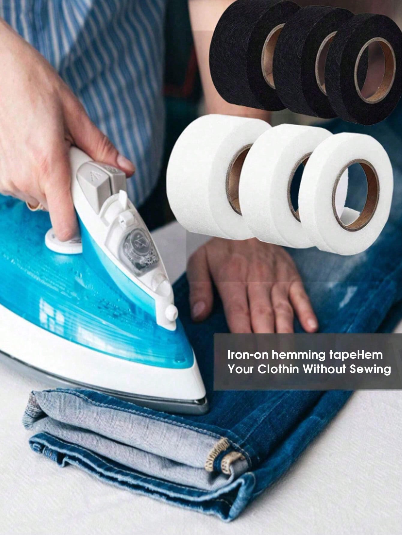 1 szt. Dwustronna taśma do obs – Hem Tape Fusible recenzja i cena