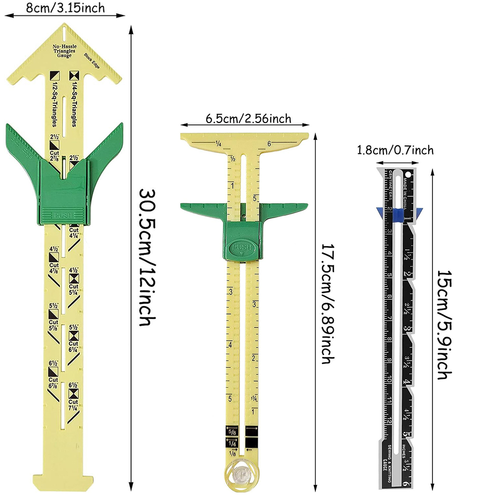5 w 1 wskaźnik przesuwny narzę – Sewing Gauge Ruler recenzja i cena