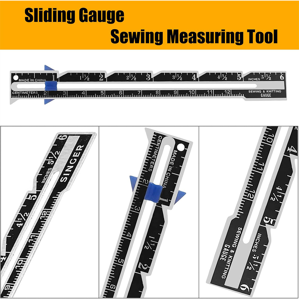 5 w 1 wskaźnik przesuwny narzę – Sewing Gauge Ruler recenzja i cena