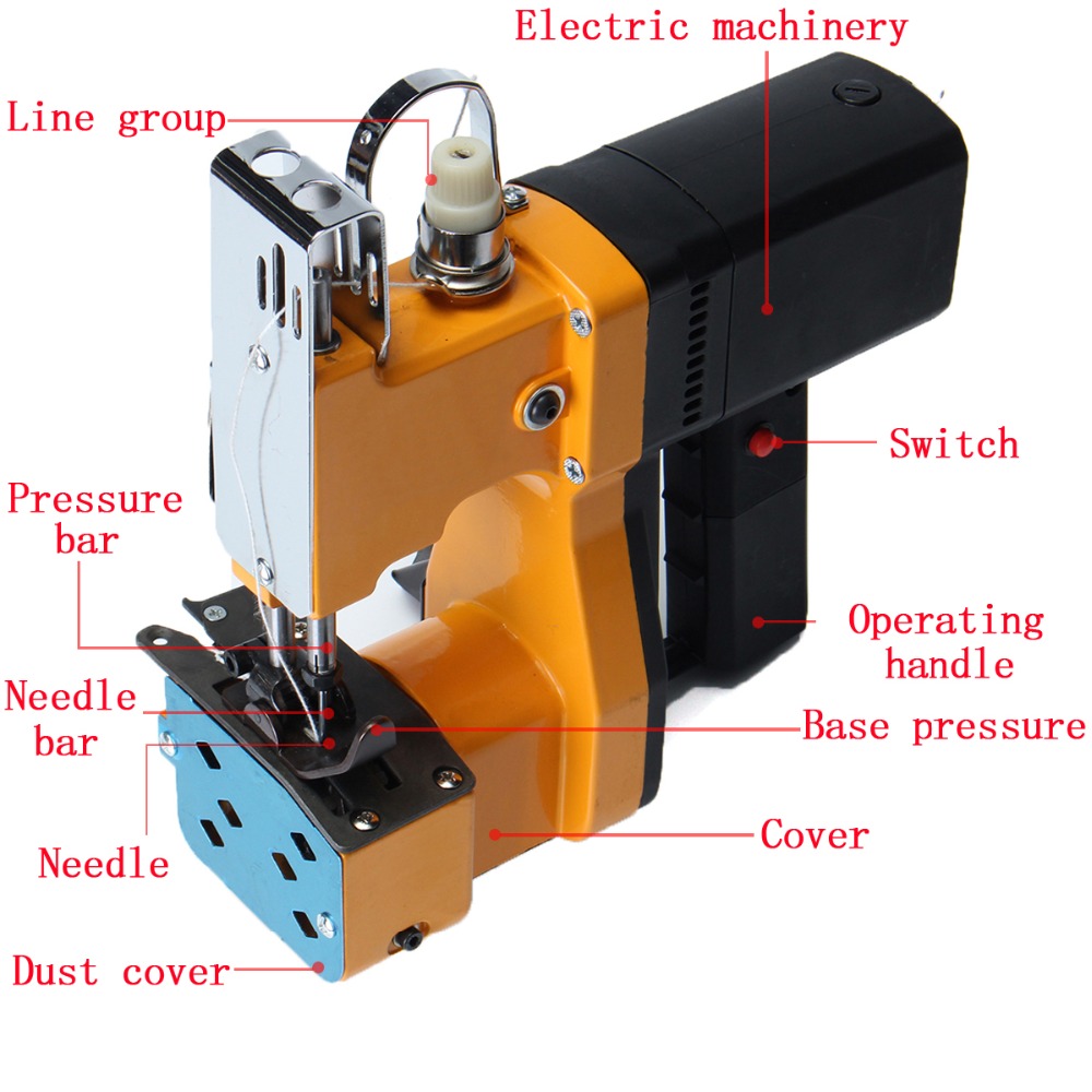 Elektryczna maszyna do zamykan – Sewing Machine In Textile recenzja i cena
