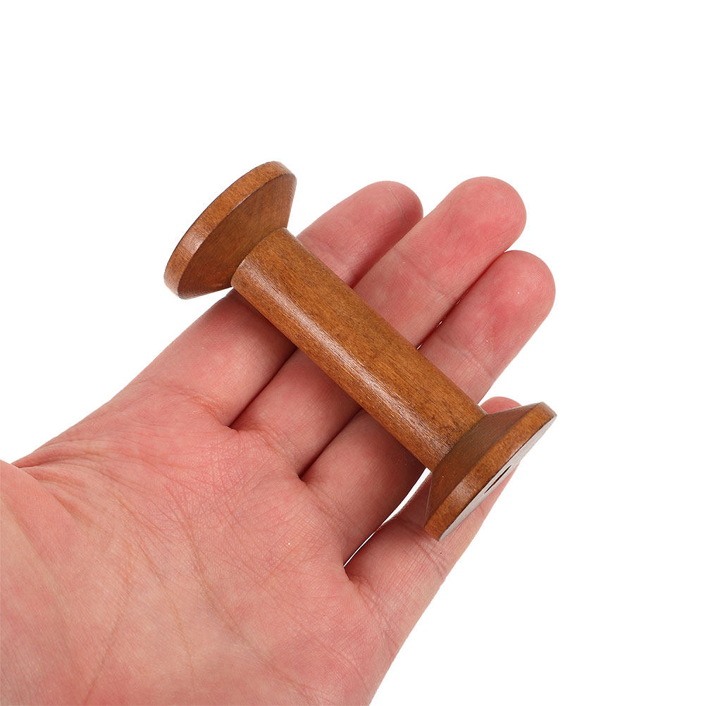 7 szt. Drewniane szpulki na ni – Thread Bobbins Empty recenzja i cena