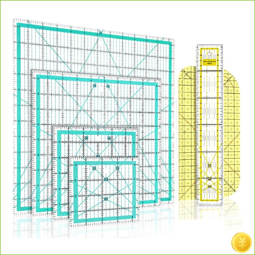 6-częściowy zestaw linijek do  – Quilting Ruler Square recenzja i cena