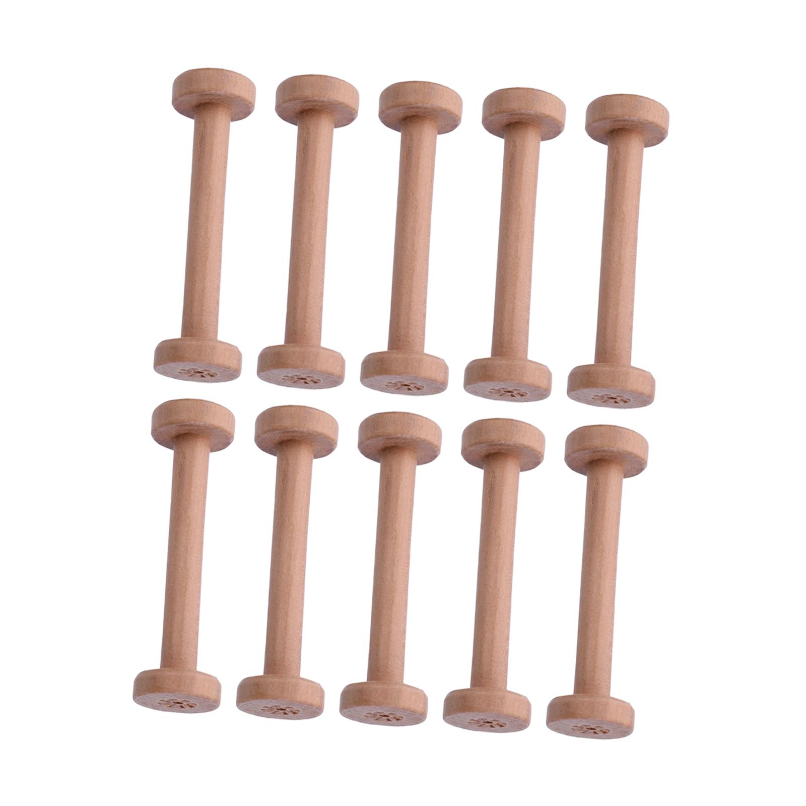 Drewniane szpulki 10 szt. Gład – Thread Bobbins Empty recenzja i cena