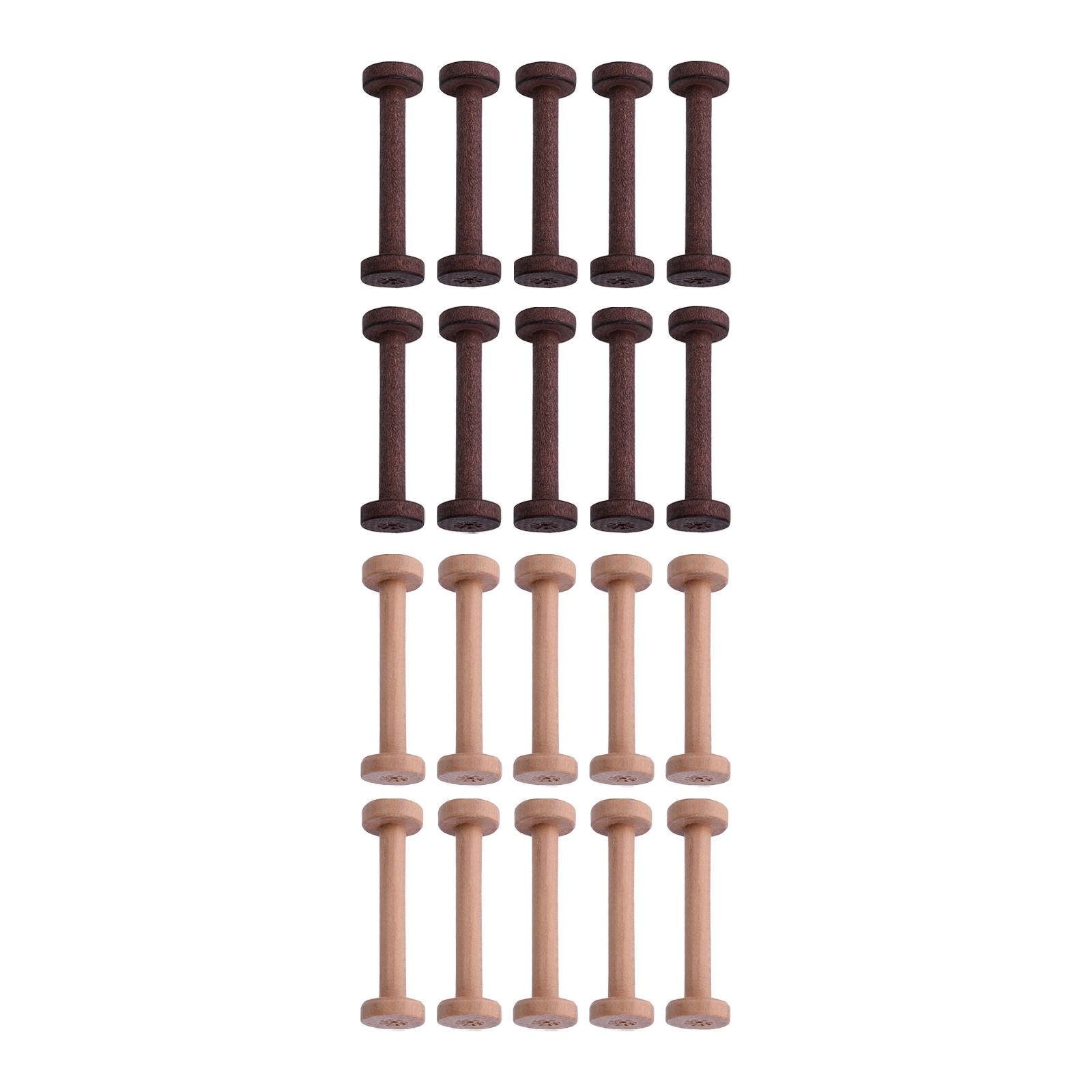 Drewniane szpulki 10 szt. Gład – Thread Bobbins Empty recenzja i cena
