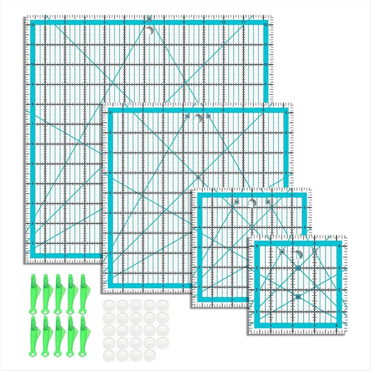 Zestaw linijek do patchworku M – Quilting Ruler Square recenzja i cena