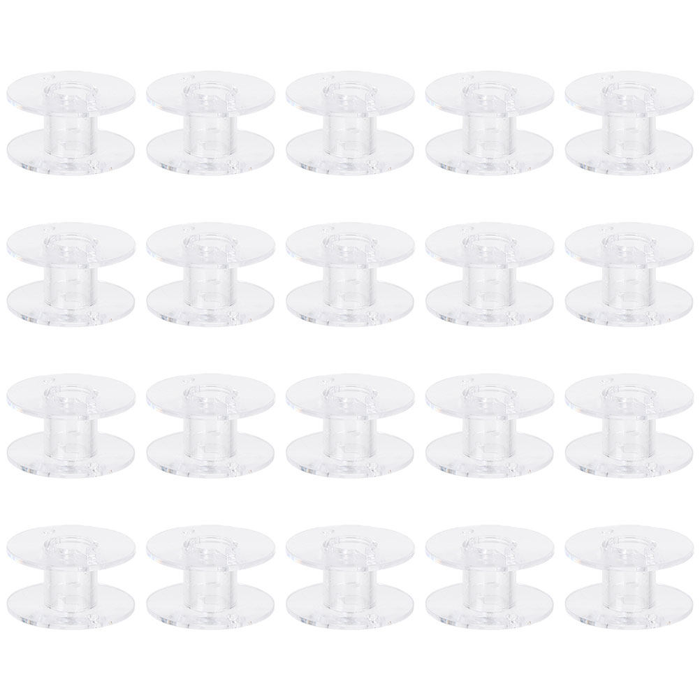 60 szt. Plastikowe Przezroczys – Thread Bobbins Empty recenzja i cena