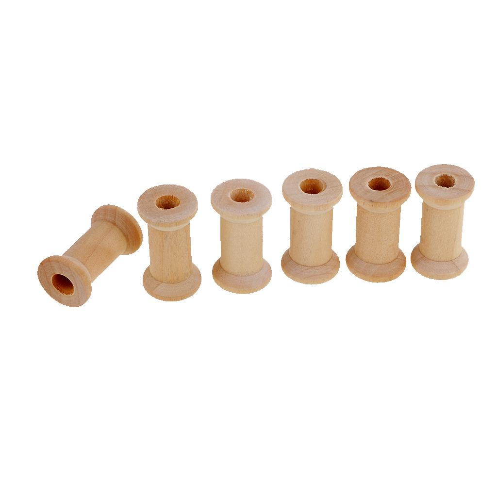 Drewniany Zestaw Pustych Szpul – Thread Bobbins Empty recenzja i cena