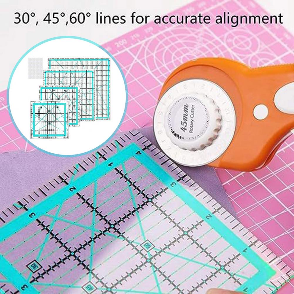 4 szt. akrylowa linijka do pik – Quilting Ruler Square recenzja i cena