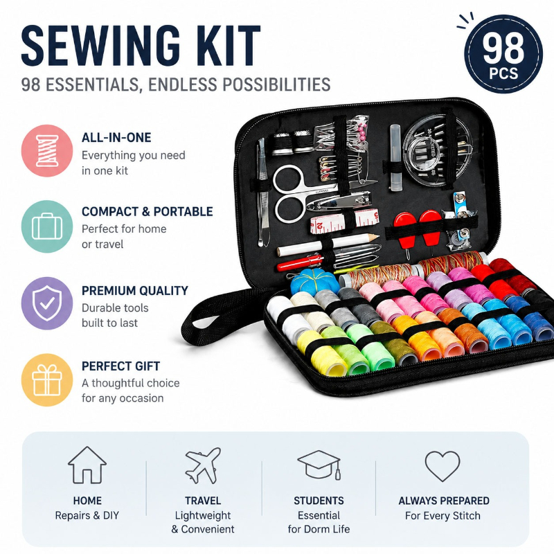 Zestaw narzędzi do szycia 68/9 – Sewing Necessities recenzja i cena