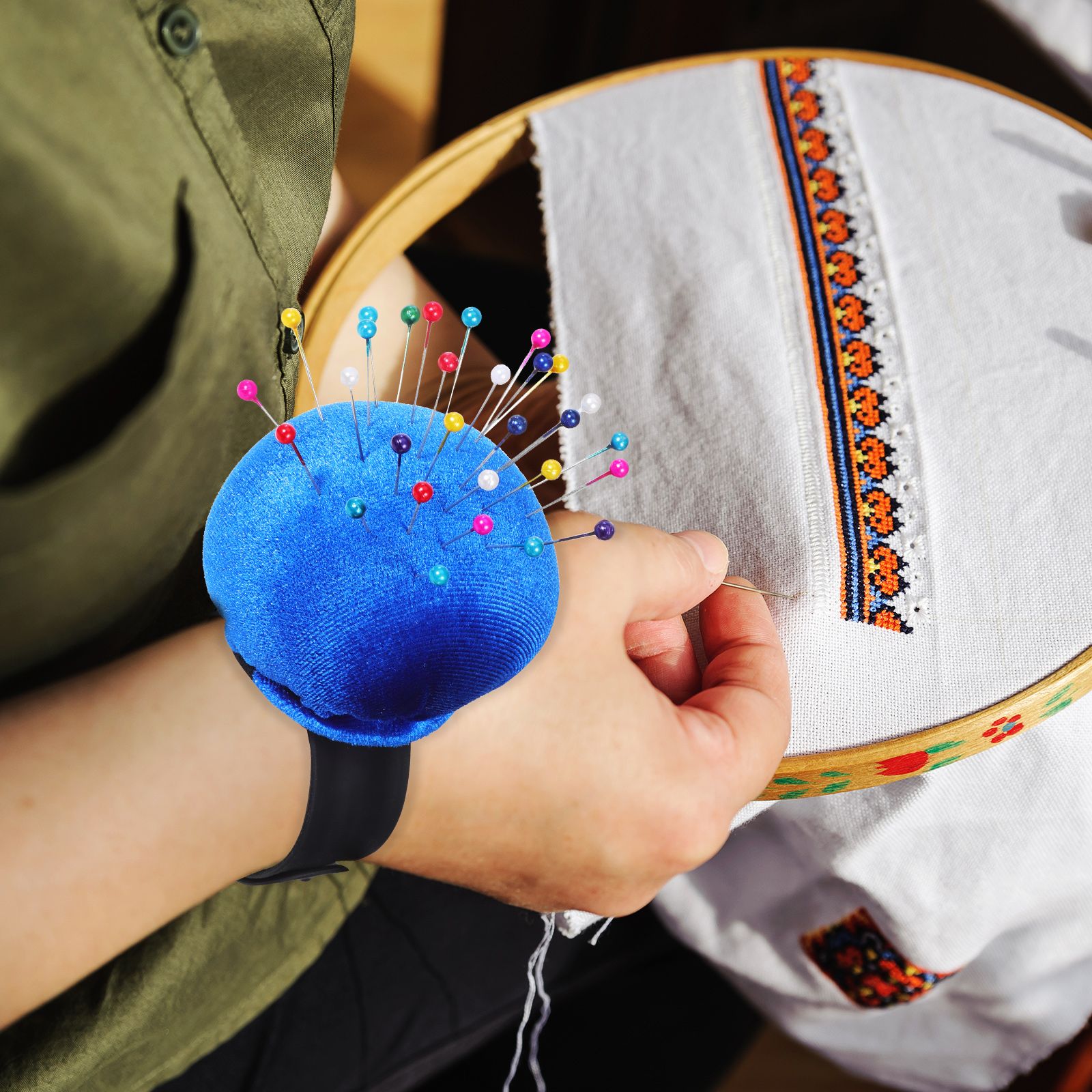 Poduszka na szpilki do nadgars – Sewing Pin Cushion recenzja i cena