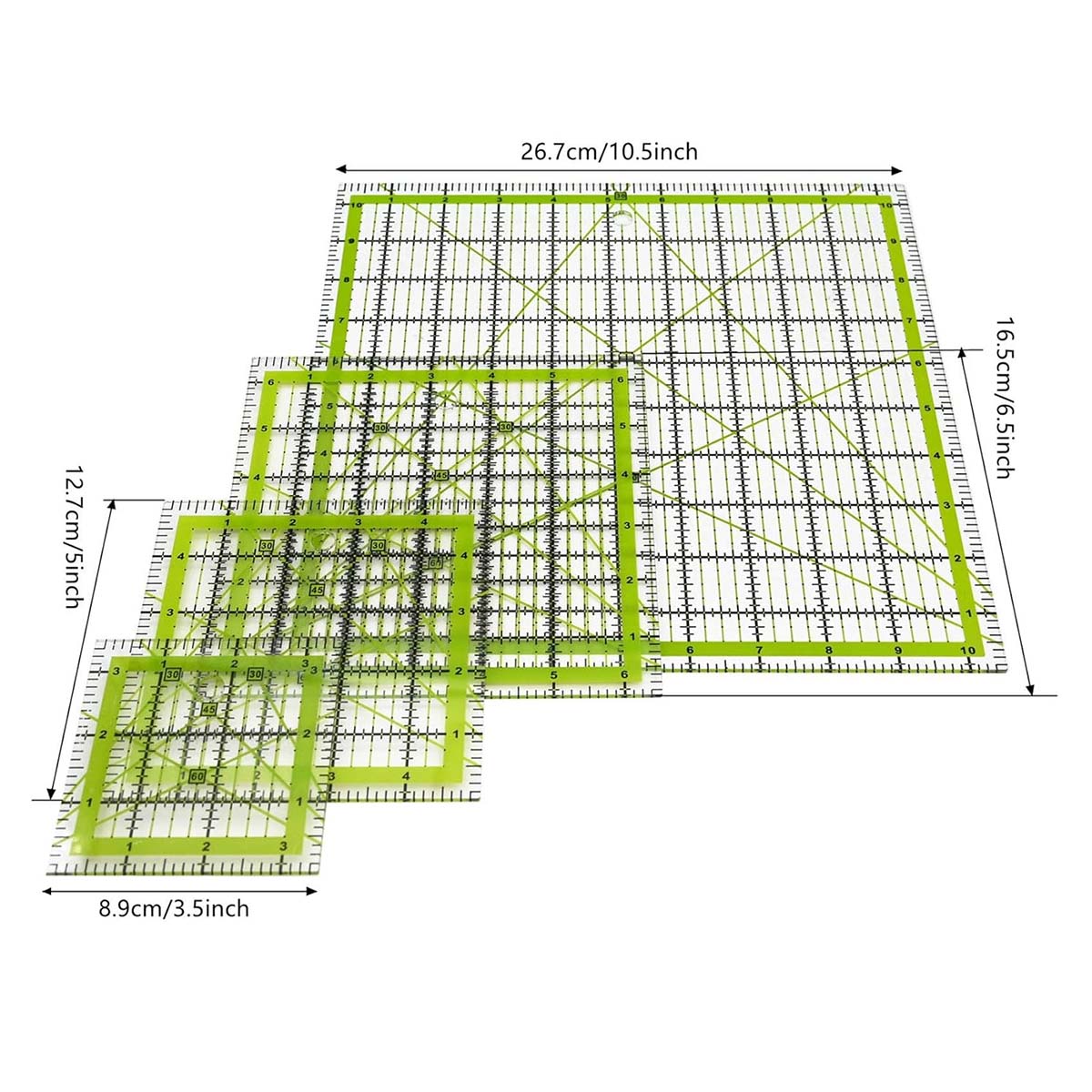 Zestaw 4 szt. akrylowych kwadr – Quilting Ruler Square recenzja i cena