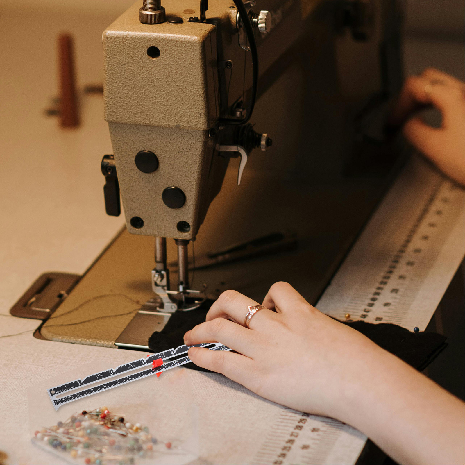 12 szt. Metalowe linijki do po – Sewing Gauge Ruler recenzja i cena