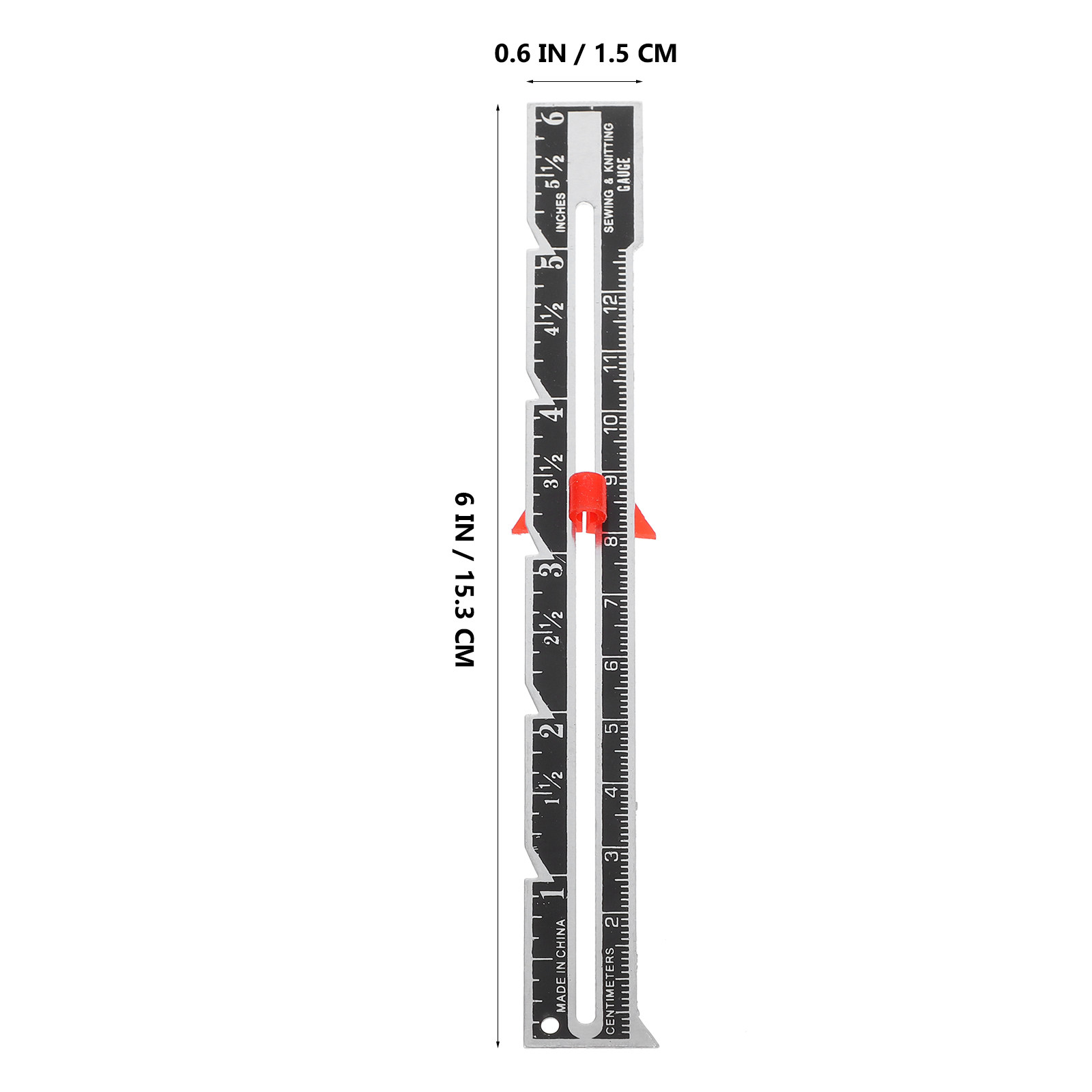 12 szt. Metalowe linijki do po – Sewing Gauge Ruler recenzja i cena