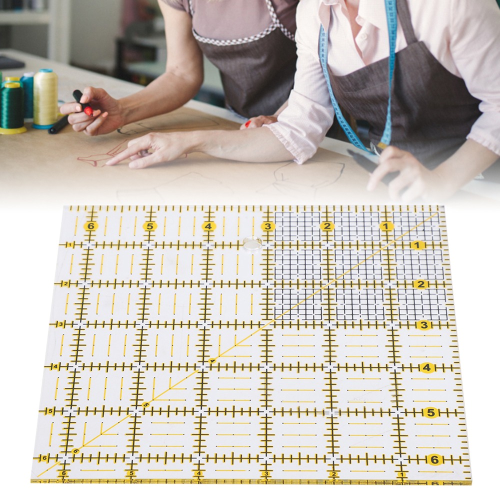 Wytrzymała kwadratowa linijka  – Quilting Ruler Square recenzja i cena