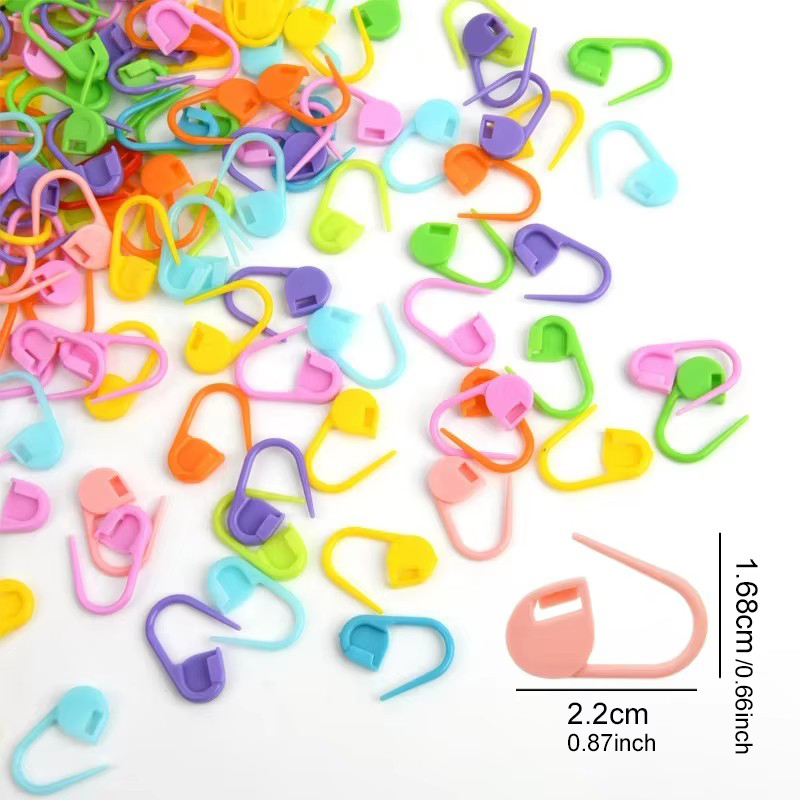 100 szt. Kolorowe Małe Klipsy  – Sewing Necessities recenzja i cena