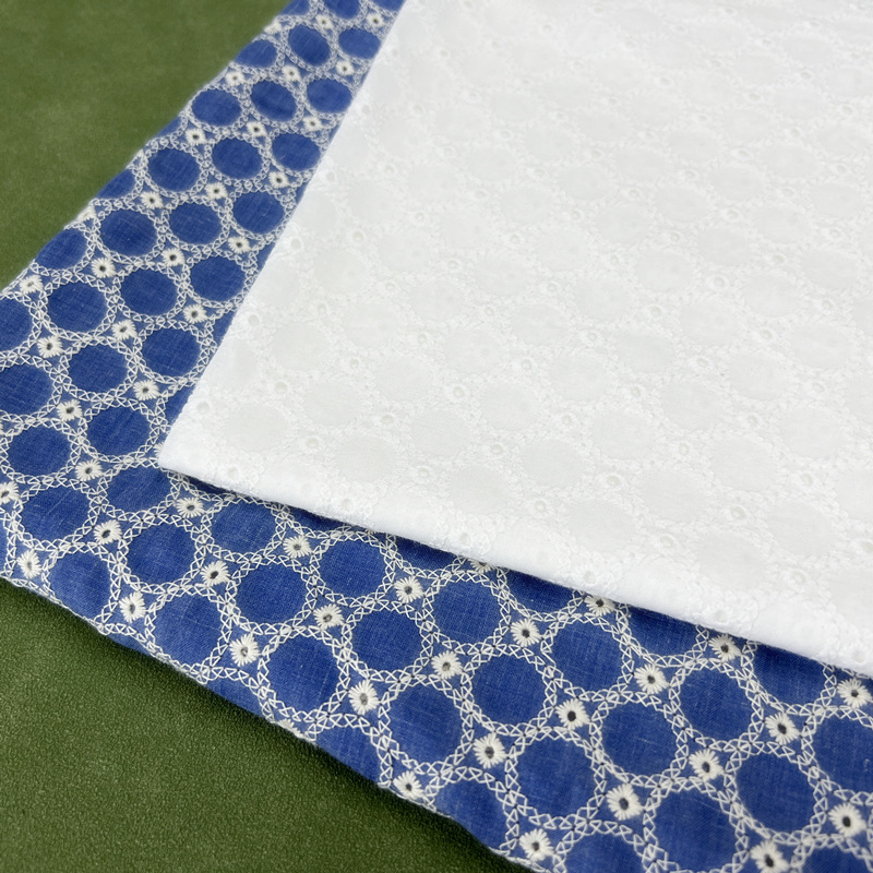 Tkanina dżinsowa bawełniana z  – Sewing Eyelet Fabric recenzja i cena