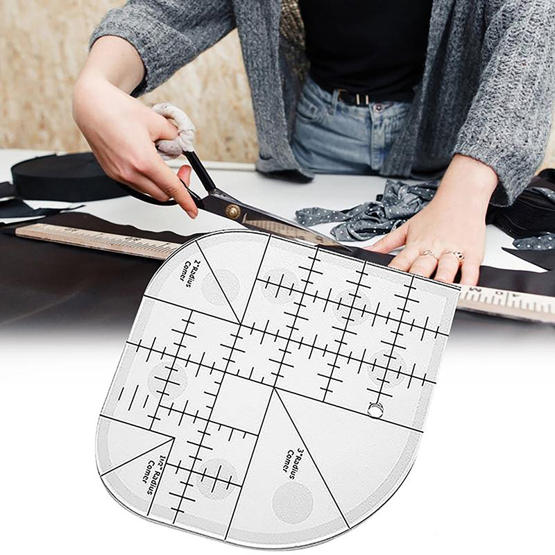 Zakrzywiona linijka do narożni – Quilting Ruler Square recenzja i cena