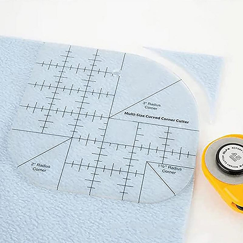 Zakrzywiona linijka do narożni – Quilting Ruler Square recenzja i cena